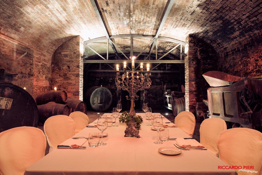 have your wedding reception in the historic cellar of Villa Dievole 