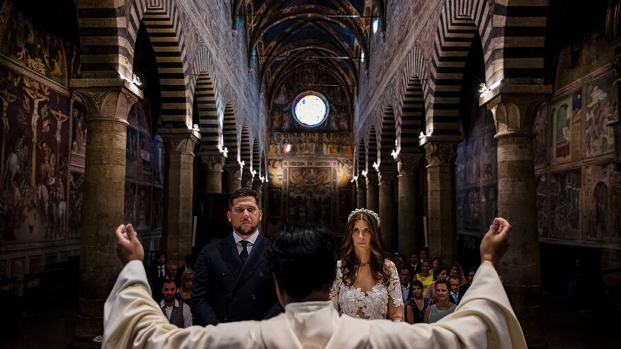 A Dream Catholic Wedding in Tuscany? Consider The Duomo of San Gimignano
